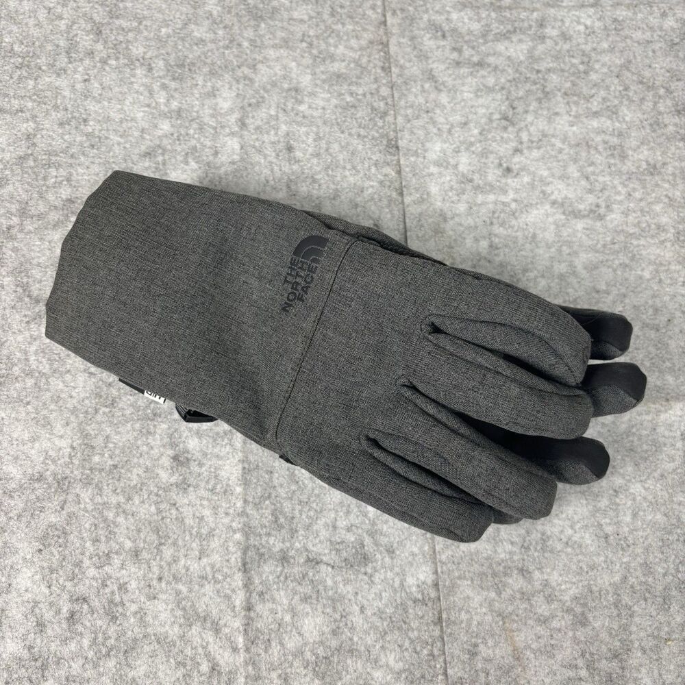 The North Face Apex ETIP Gloves Mens Size Medium Heather Gray Winter Touchscreen